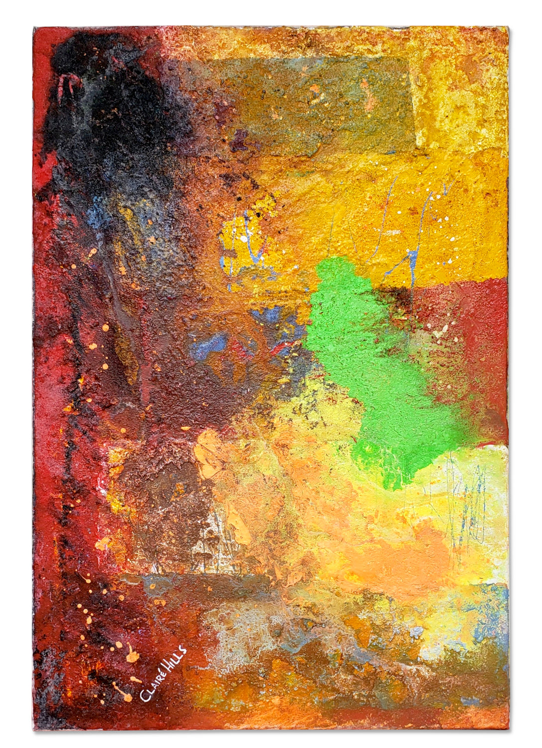 Eruption - Abstract Expressionism - Contact for Price