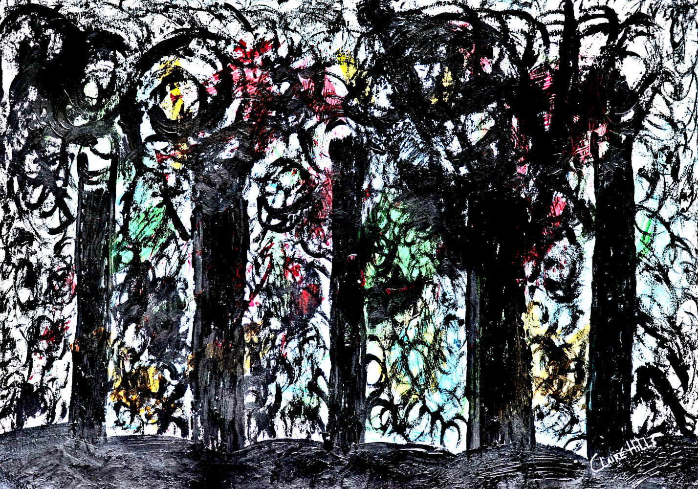 Dark Forest - Obra en Papel
