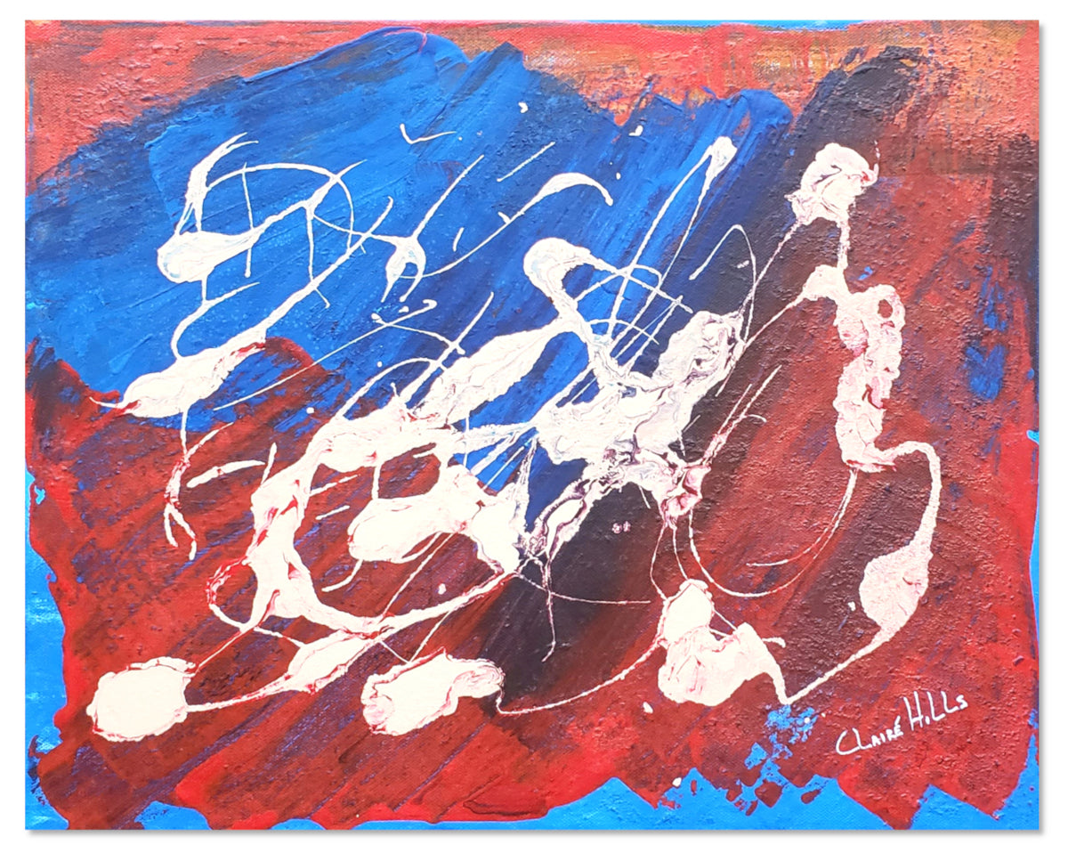 Symphony - Abstract Expressionism - Contact for Price