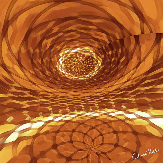 Gold Tunnel - Art Print
