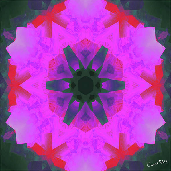 Mandala - Purple Red Pink - Art Print